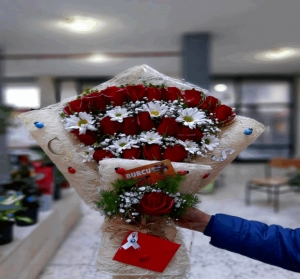 20 Adet Kırmızı Gül Buket